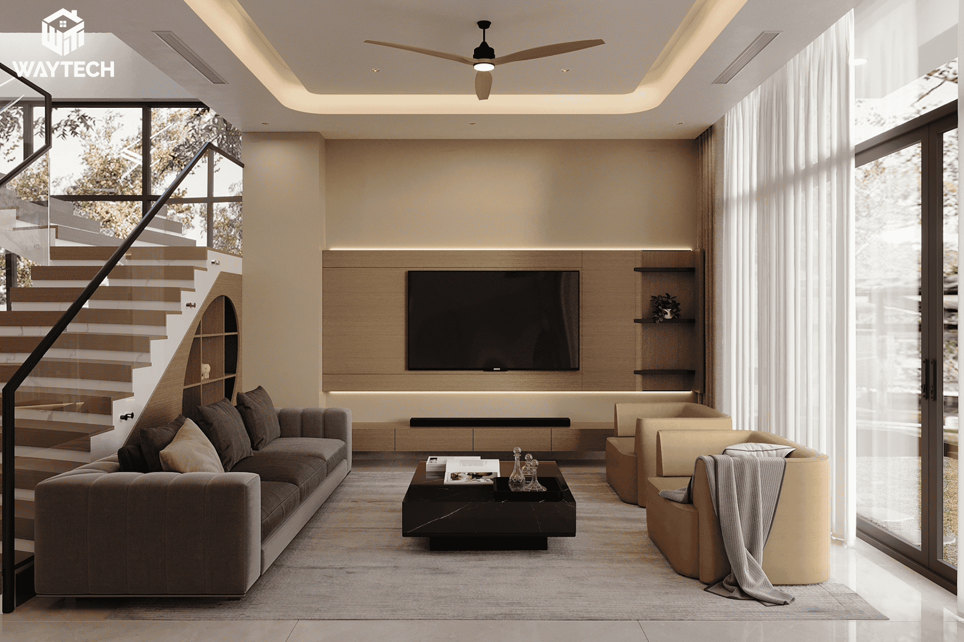 Biệt thự 3 tầng